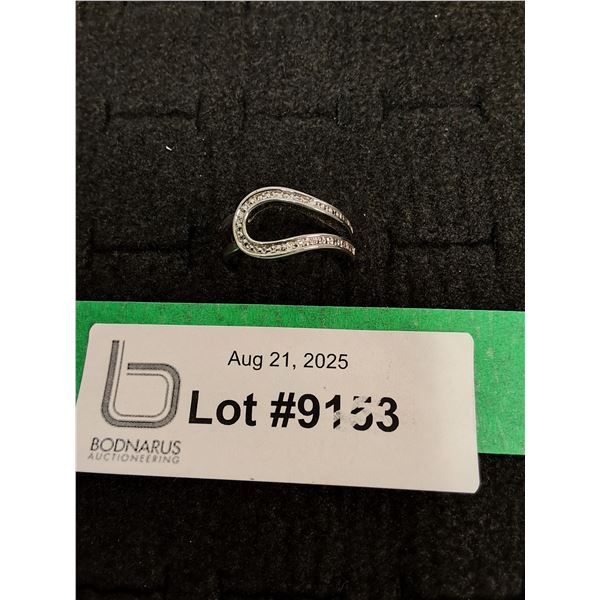 ^ Sterling Silver Horse Shoe Ring - Size 9.75 (Thumb Ring)