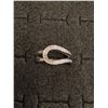 Image 2 : ^ Sterling Silver Horse Shoe Ring - Size 9.75 (Thumb Ring)