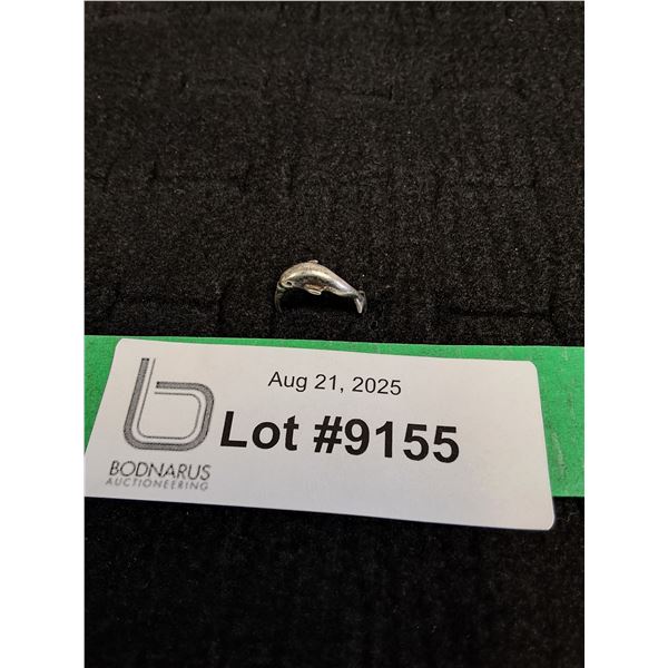 ^ Sterling Silver Dolphin Ring - Size 2.5