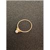 Image 2 : ^ 10K Gold Ring w/Pearl - Size 4.75