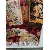 Image 3 : (2) Silk Scarves: Asian Theme & Western Theme