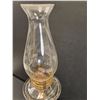 Image 5 : Antique Queen Anne No.2 Style Kerosene/Oil Lamp w/Hurricane Shade - 18" Tall x 5.5 Wide