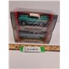 Image 1 : (2) Die Cast Vehicle Models: Chevy Bel-Air & Chevy Nomad - Sealed - 1:43 Scale
