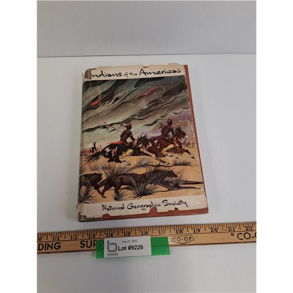 Indians of the Americas - National Geographic Sciety Vintage Hard Cover Book