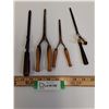 Image 1 : (4) Antique Hair Curlers - Various Styles & Sizes