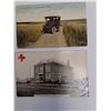 Image 2 : (2) Vintage Postcards: Humboldt City Hall & Wheat Fields of Saskatchewan