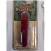 Image 3 : (3) Red Pocket Knives - Assorted Sizes