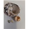 Image 3 : Abalone Sea Shell (3"), Nertidae Snail Shell (1/2"), Blue Rayed Limpet (1/2"), Bladder Moon Snail (2