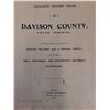 Image 2 : Antique 1901 Davison County South Dakota Offical Survey Records - 18" x 15"