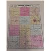 Image 3 : Antique 1901 Davison County South Dakota Offical Survey Records - 18" x 15"