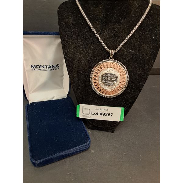 ^ Montana Silversmiths 2017 NFR Wrangler Las Vegas Necklace w/Case