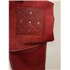 Image 5 : 6S Genuine Leather Red Purse - 14" x 10" Size Satchel w/Adjustable Strap