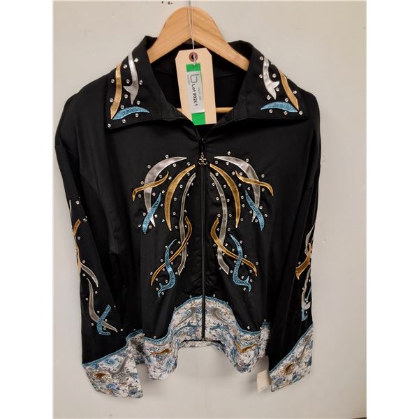 # Ladies Western Show Shirt - Size 4XL