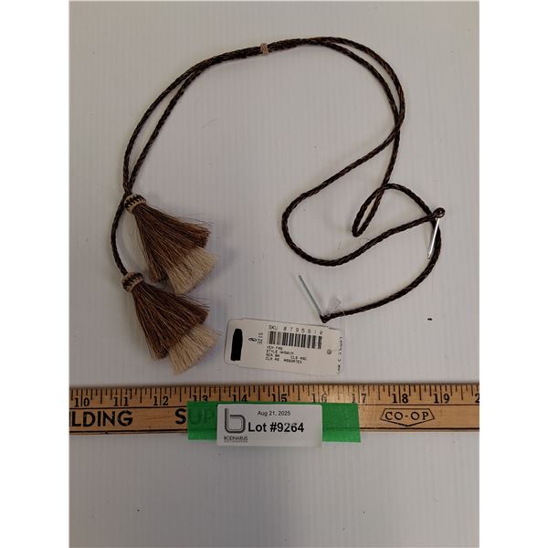 Cowboy Hat Stampede Strings - Horse Hair - New w/Tags
