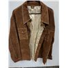 Image 1 : #Velasco Men's Brown Suede Snap Jacket - Approx Size XL