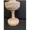 Image 4 : Vintage Aladdin Alcite Lincoln Drape Oil Lamp Base - Model 23 B - 13.5" x 6"