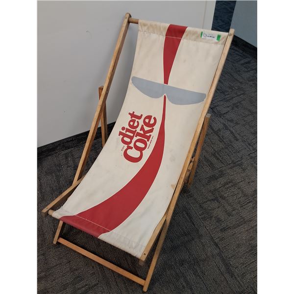 #Diet Coke Vintage Folding Lawn Chair - PICK UP ONLY