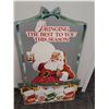 Image 5 : #Coca Cola Santa Advertisement Cardboard Cut-out- 48" x 32" - PICK UP