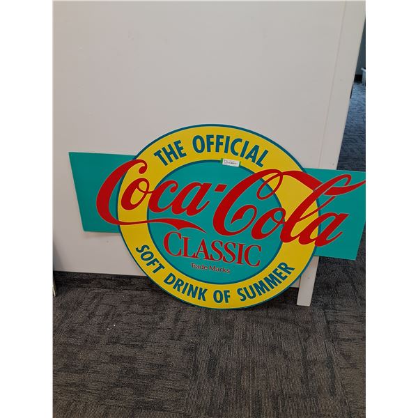 #Coca Cola Advertisement Cardboard Cut-out- 49" x 36" - PICK UP