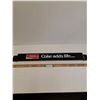 Image 1 : Coca Cola Cooler Metal Advertising Bracket - 32" x 3.5" - Black  -  PICK UP