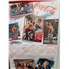 Image 1 : (5) Retro 1980's-90's Coca Cola Calendar Posters