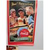 Image 2 : (4) Coca Cola Advertisement Posters - Assorted