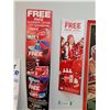 Image 3 : (4) Coca Cola Advertisement Posters - Assorted