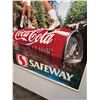 Image 4 : (2) Retro Coca Cola Safeway Posters - 42" x 58"  -  PICK UP