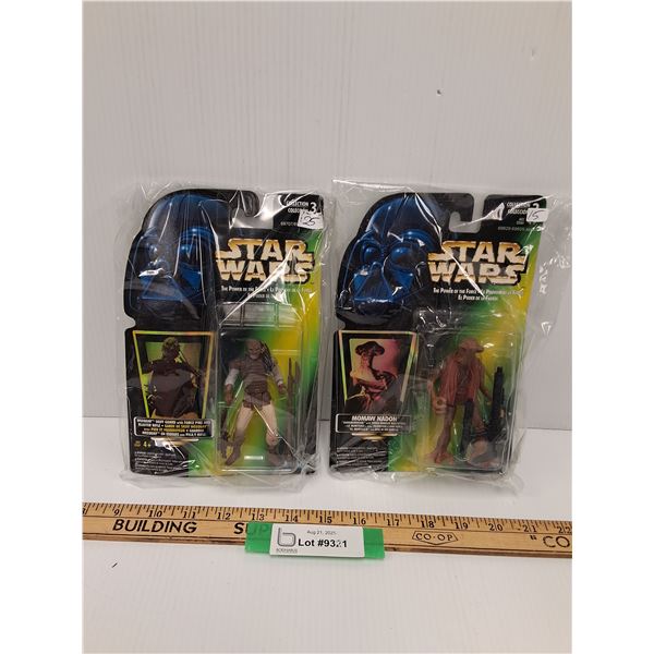 (2) Star Wars Figurines: Weequay & Momaw Nadon