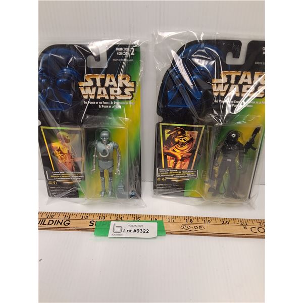 (2) Star Wars Figurines: 2-1B Medic Droid & Death Star Gunner
