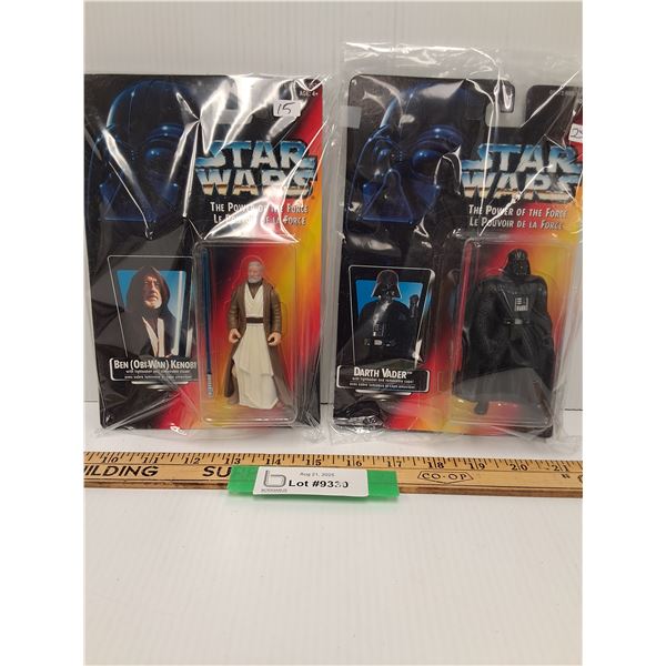 (2) Star Wars Figurines: Ben (Obi-Wan) Kenobi & Darth Vader