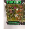 Image 2 : (2) Teenage Mutant Ninja Turtles Figurines: Michelangelo & Leonardo