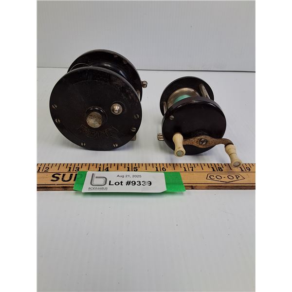 (2) Vintage Fishing Reels: Penn Brand