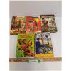 Image 1 : (5) Vintage Novels: Gene Autry, Tarzan, Tom Sawyer, The Rebel, Mark Twain