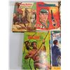 Image 3 : (5) Vintage Novels: Gene Autry, Tarzan, Tom Sawyer, The Rebel, Mark Twain