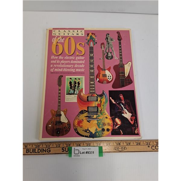 Classic Guitars of the 1960's Hard Cover Book