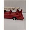 Image 3 : Vintage Die Cast Tonka Cab Over Semi Fire Truck w/Trailer - 23"L x 4"W