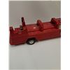 Image 4 : Vintage Die Cast Tonka Cab Over Semi Fire Truck w/Trailer - 23"L x 4"W