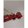 Image 5 : Vintage Die Cast Tonka Cab Over Semi Fire Truck w/Trailer - 23"L x 4"W
