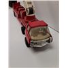 Image 6 : Vintage Die Cast Tonka Cab Over Semi Fire Truck w/Trailer - 23"L x 4"W