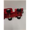 Image 8 : Vintage Die Cast Tonka Cab Over Semi Fire Truck w/Trailer - 23"L x 4"W