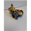 Image 3 : Vintage Wind-Up Tin Motorcycle w/Sidecar Made by Clockwork (Comes w/Box)