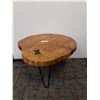 Image 1 : # Custom Built Live Edge Coffee Table - 24" Diameter x 16"T - CANNOT SHIP