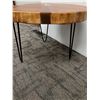 Image 3 : # Custom Built Live Edge Coffee Table - 24" Diameter x 16"T - CANNOT SHIP