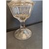 Image 2 : Vintage Glass Kerosene/Oil Lamp - w/Hurricane Shade - White Star Brand - 19" Tall - Missing Wick
