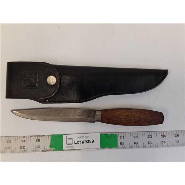Erik Frost Mora Sweden Knife with Sheath 10.75" Long