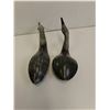 Image 3 : (2) Soapstone Loon Figurines Up to 9.5" Long