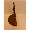 Image 3 : Wooden Ornate Display Shelf 9.25" Tall & Glove Duster