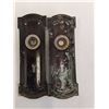 Image 2 : (2) Antique Door Backplates & Metal Handle