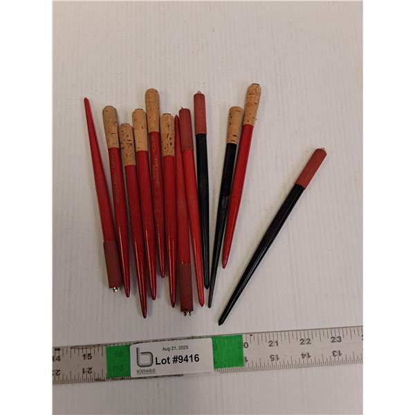 (12) Venus/ Koh-I-Noor Wooden Calligraphy/Drafting Pen Holders